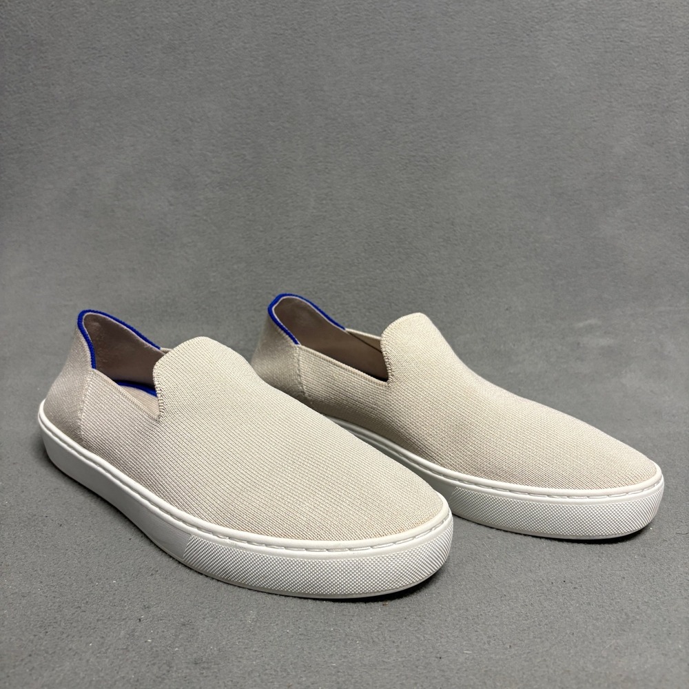 Rothy's The Sneaker Women 9.5 Sand Beige Good Knit Slip On Washable Shoes